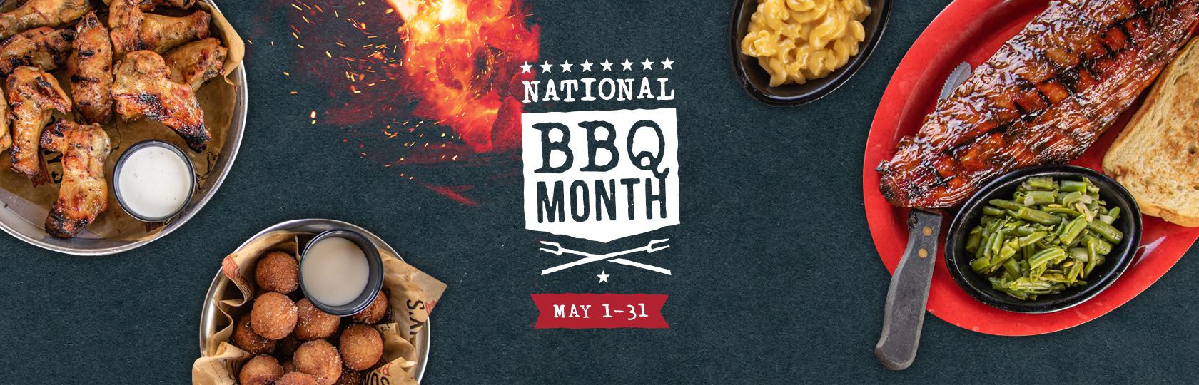 Celebrate National BBQ Month with Sonny s Sonny s BBQ