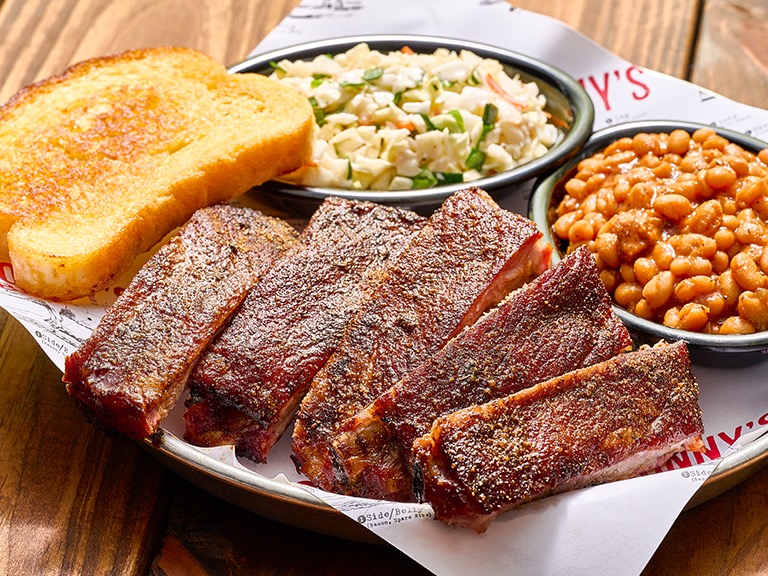 Signature BBQ St Louis House Dry Rubbed Ribs at Sonny's BBQ