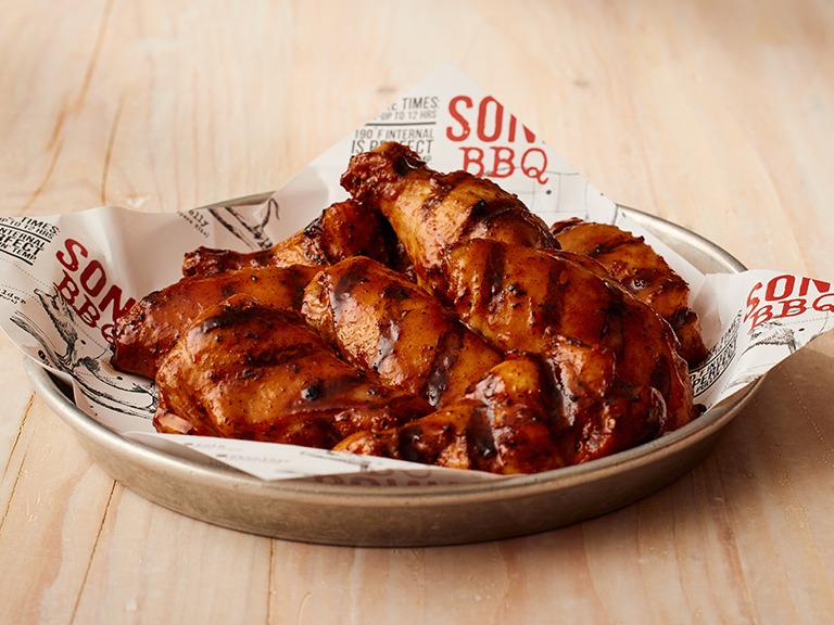 Spring seasonal menu featured wings at Sonny's BBQ